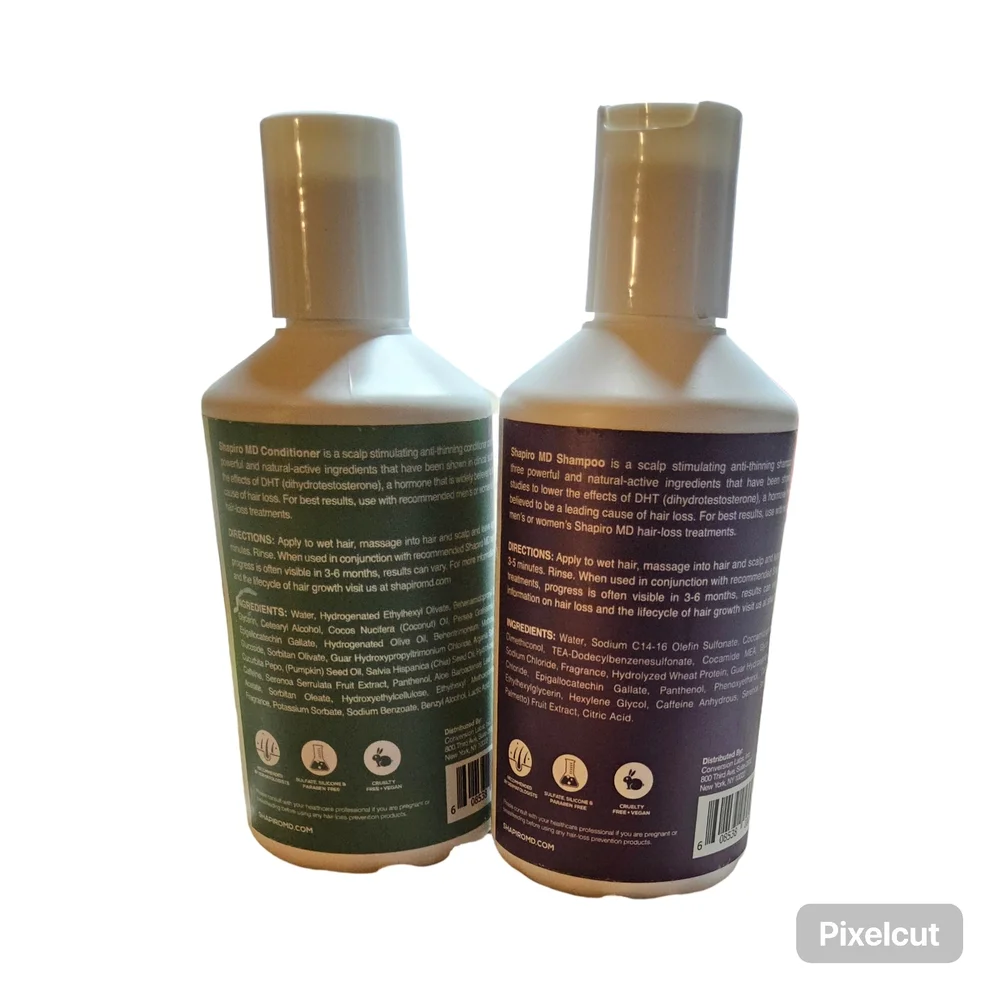 New Shapiro MD Shampoo and Conditioner 8 fl oz